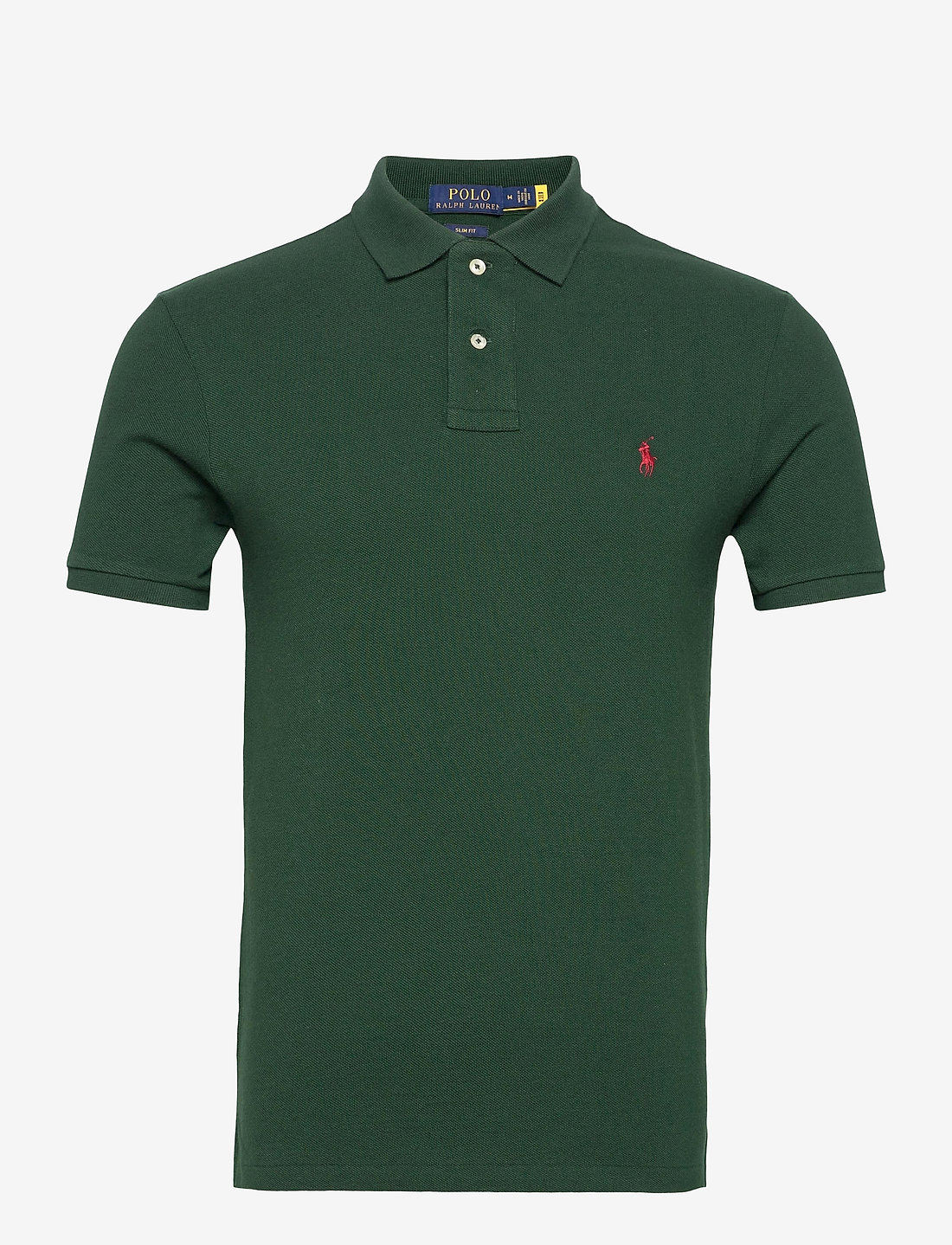 Polo Ralph Lauren - Slim Fit Mesh Polo Shirt - lyhythihaiset - college green/c39 - 1