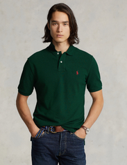 Polo Ralph Lauren - Slim Fit Mesh Polo Shirt - kurzärmelig - college green/c39 - 0