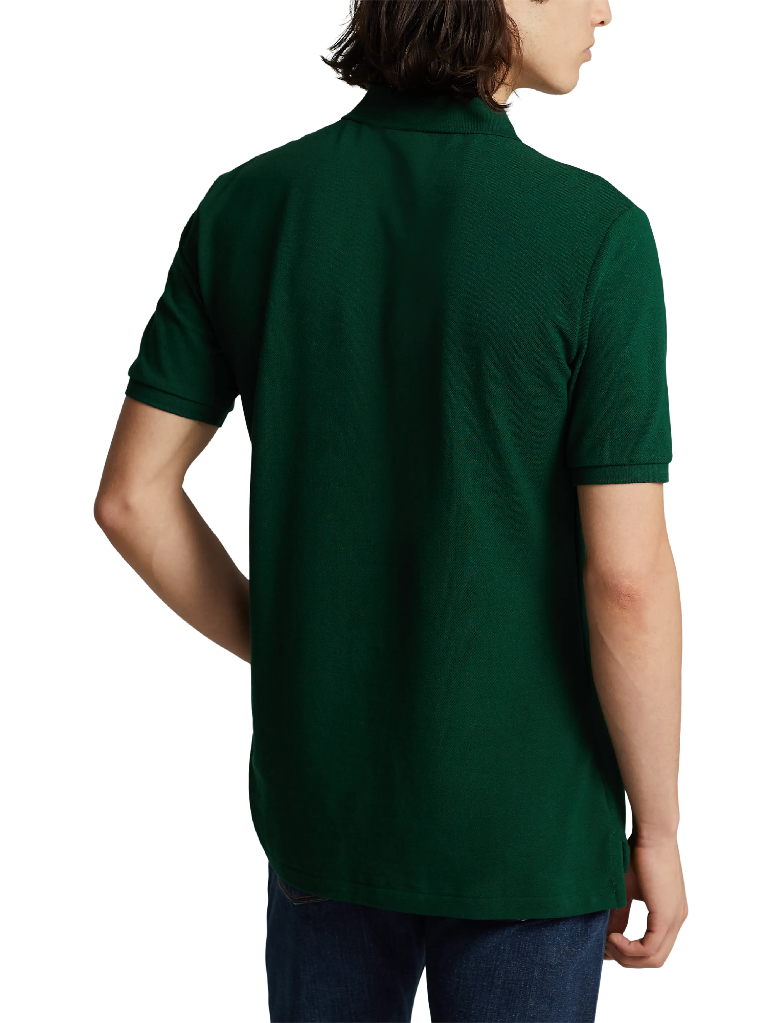 Slim Fit Mesh Polo Shirt 5