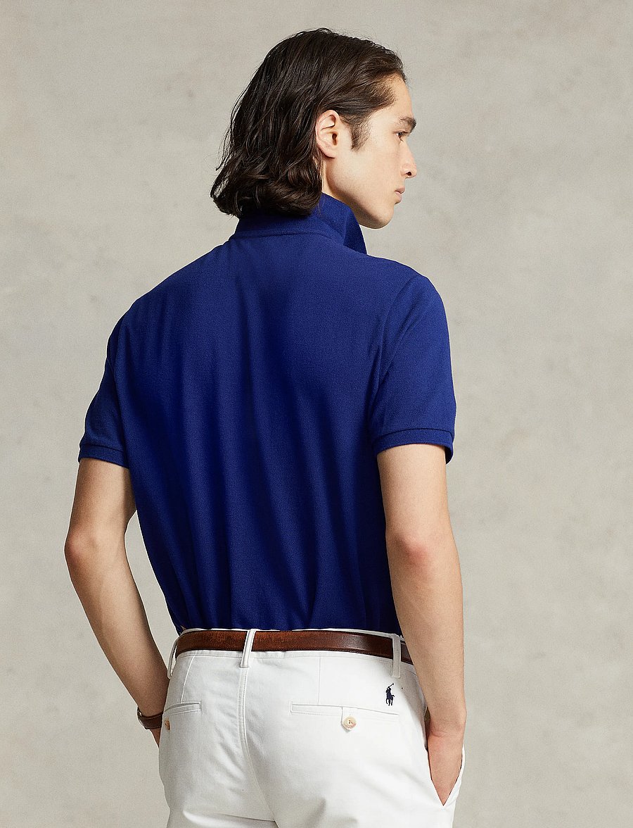 Polo Ralph Lauren - Slim Fit Mesh Polo Shirt - kortærmede poloer - fall royal/c1229 - 3
