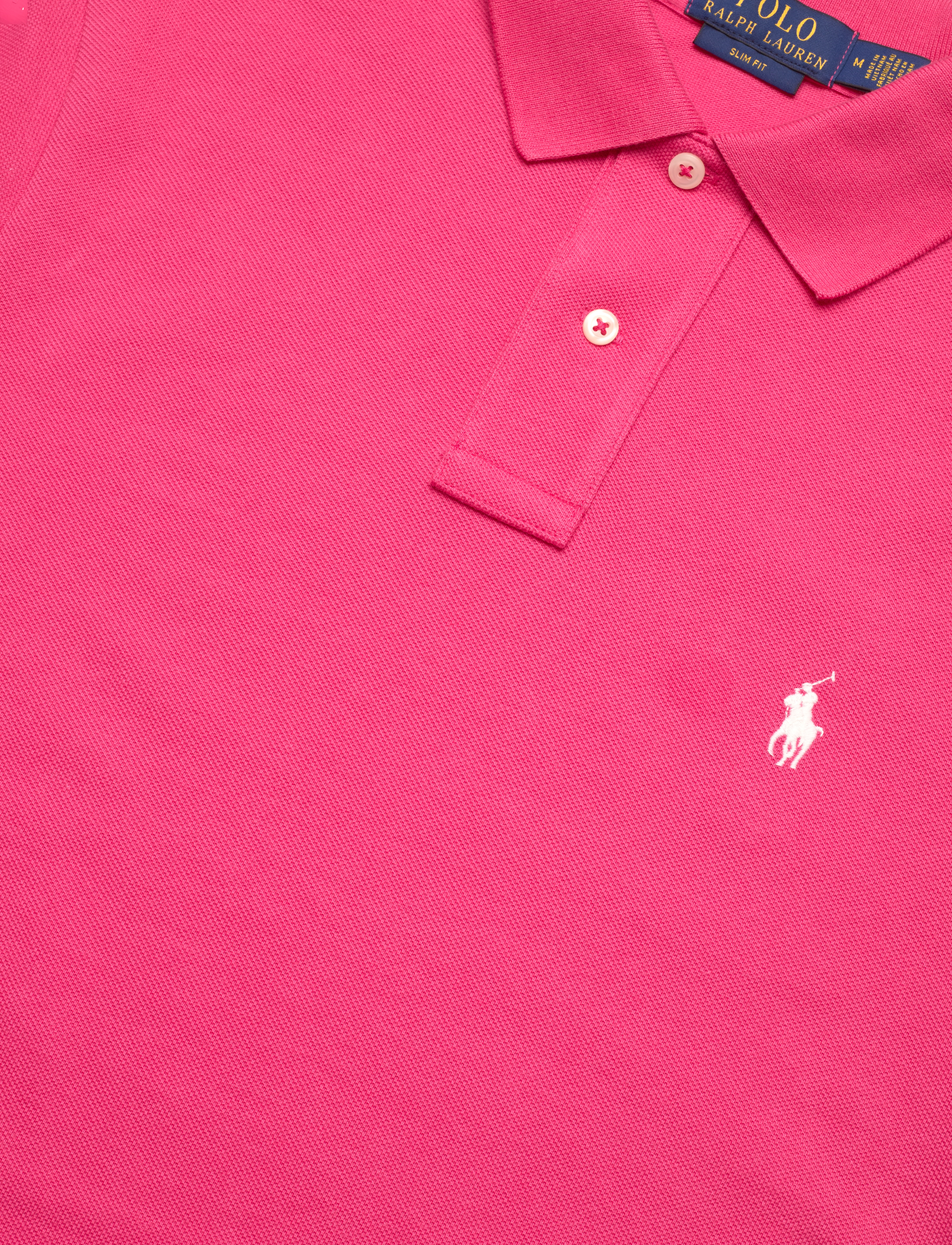 Polo Ralph Lauren - Slim Fit Mesh Polo Shirt - kortærmede poloer - hot pink/c2740 - 2
