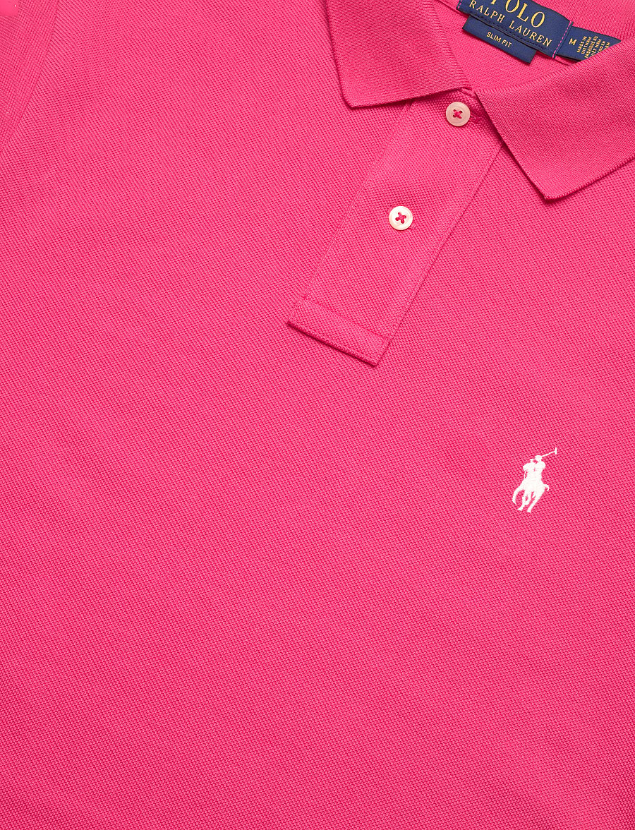 Polo Ralph Lauren - BASIC MESH-SSL-KNT - kortærmede poloer - hot pink/c2740 - 2