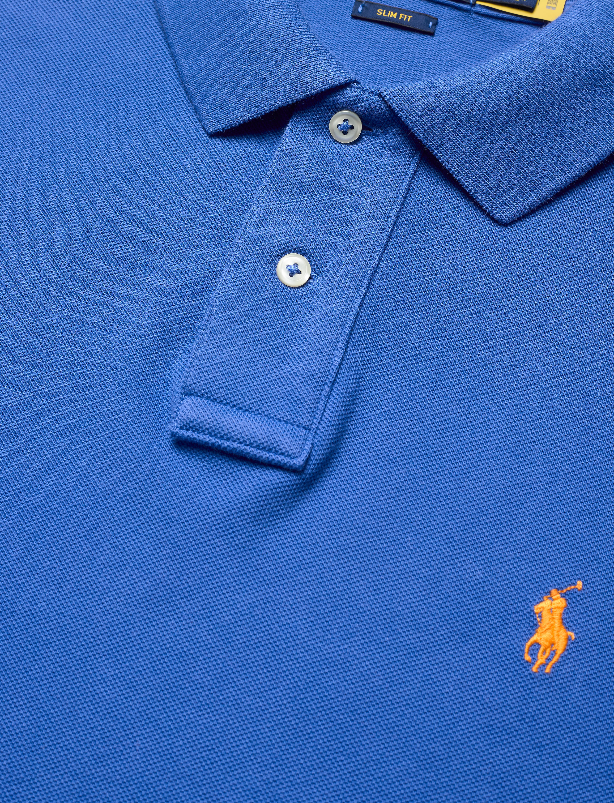 Polo Ralph Lauren - Slim Fit Mesh Polo Shirt - lyhythihaiset - new iris blue/c24 - 2