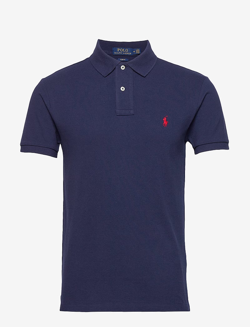 Polo Ralph Lauren - Slim Fit Mesh Polo Shirt - kortærmede poloer - newport navy/c387 - 1