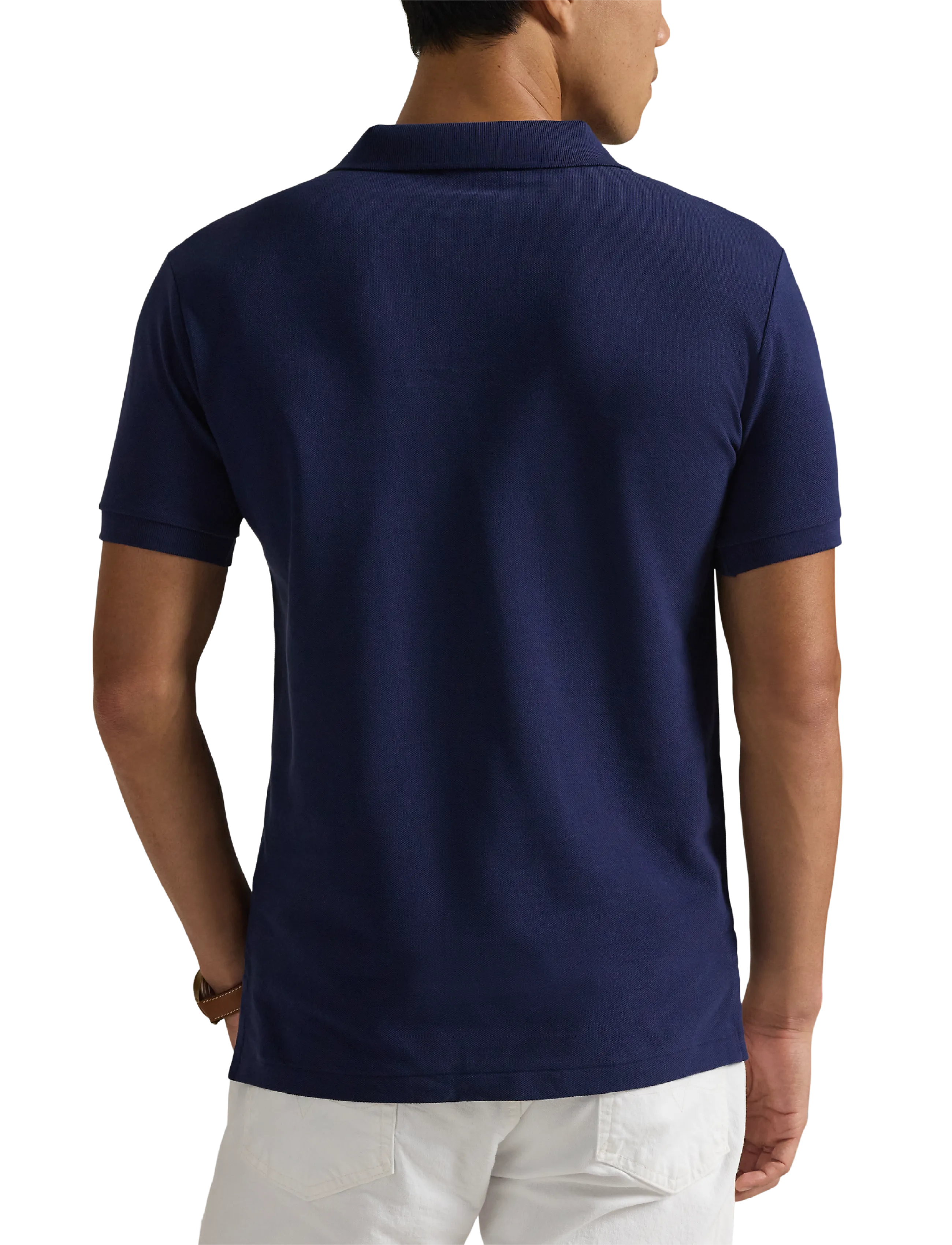 Slim Fit Mesh Polo Shirt 4