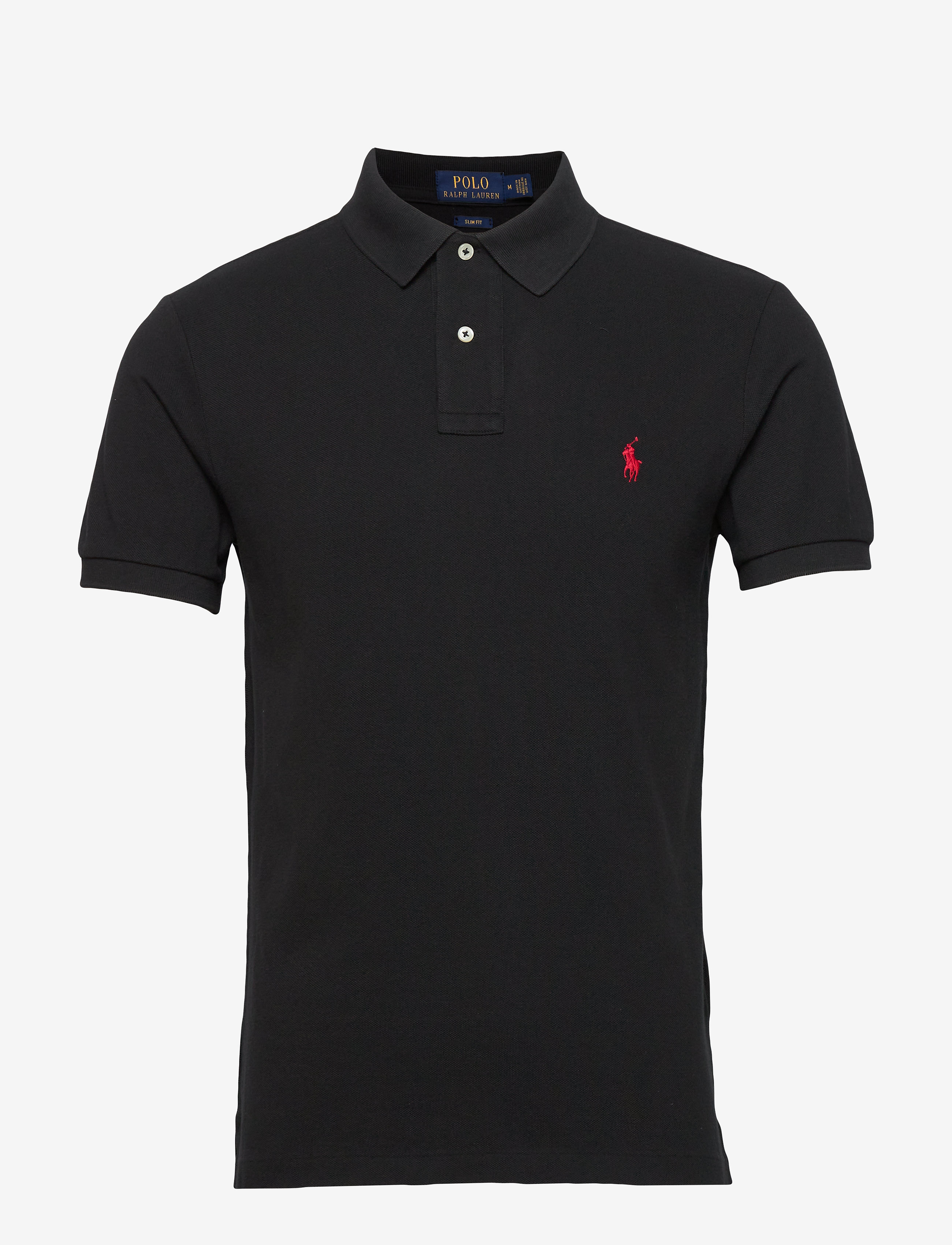 Polo Ralph Lauren Slim Fit Mesh Polo Shirt - Polosärgid - POLO BLACK/C3870 / black