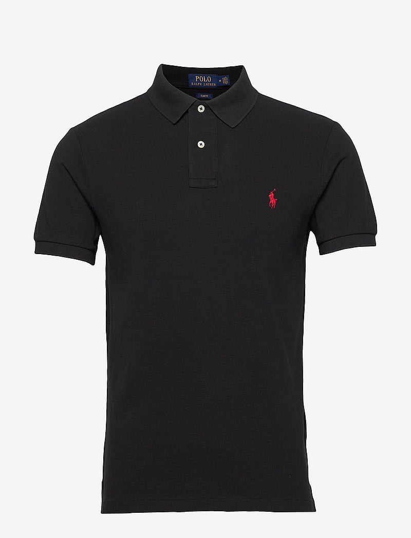 Polo Ralph Lauren - Slim Fit Mesh Polo Shirt - kortärmade pikéer - polo black/c3870 - 0