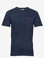 Custom Slim Fit Jersey Pocket T-Shirt - CRUISE NAVY