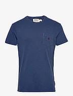 Custom Slim Fit Jersey Pocket T-Shirt - LIGHT NAVY