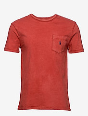 Custom Slim Fit Jersey Pocket T-Shirt - NEW BRICK