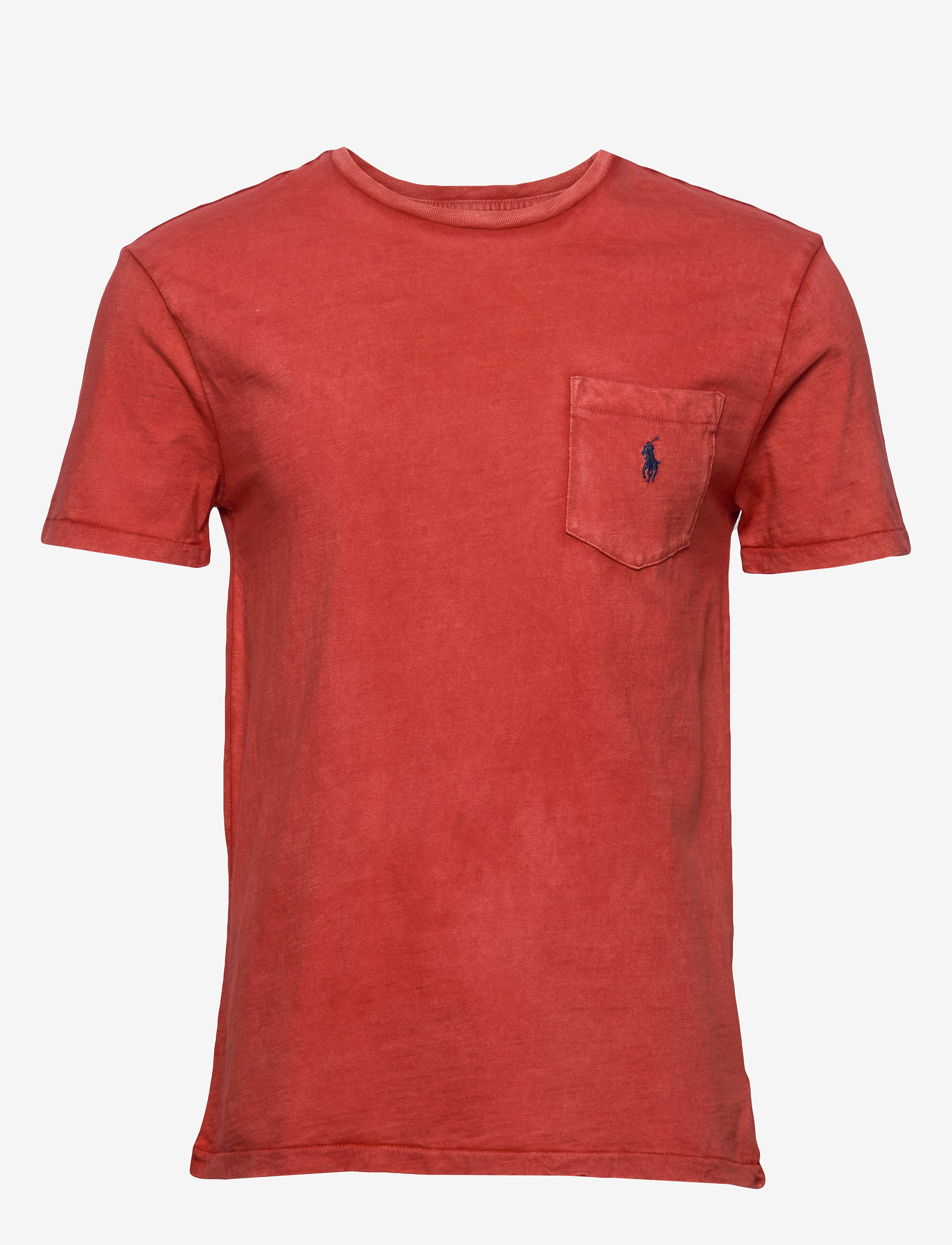 Polo Ralph Lauren - Custom Slim Fit Jersey Pocket T-Shirt - new brick - 0