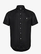 Custom Fit Linen Shirt - POLO BLACK