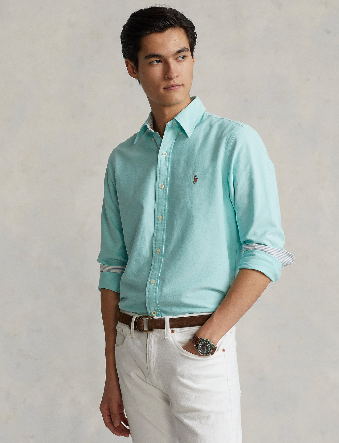 Polo ralph lauren custom fit cotton oxford shirt outlet