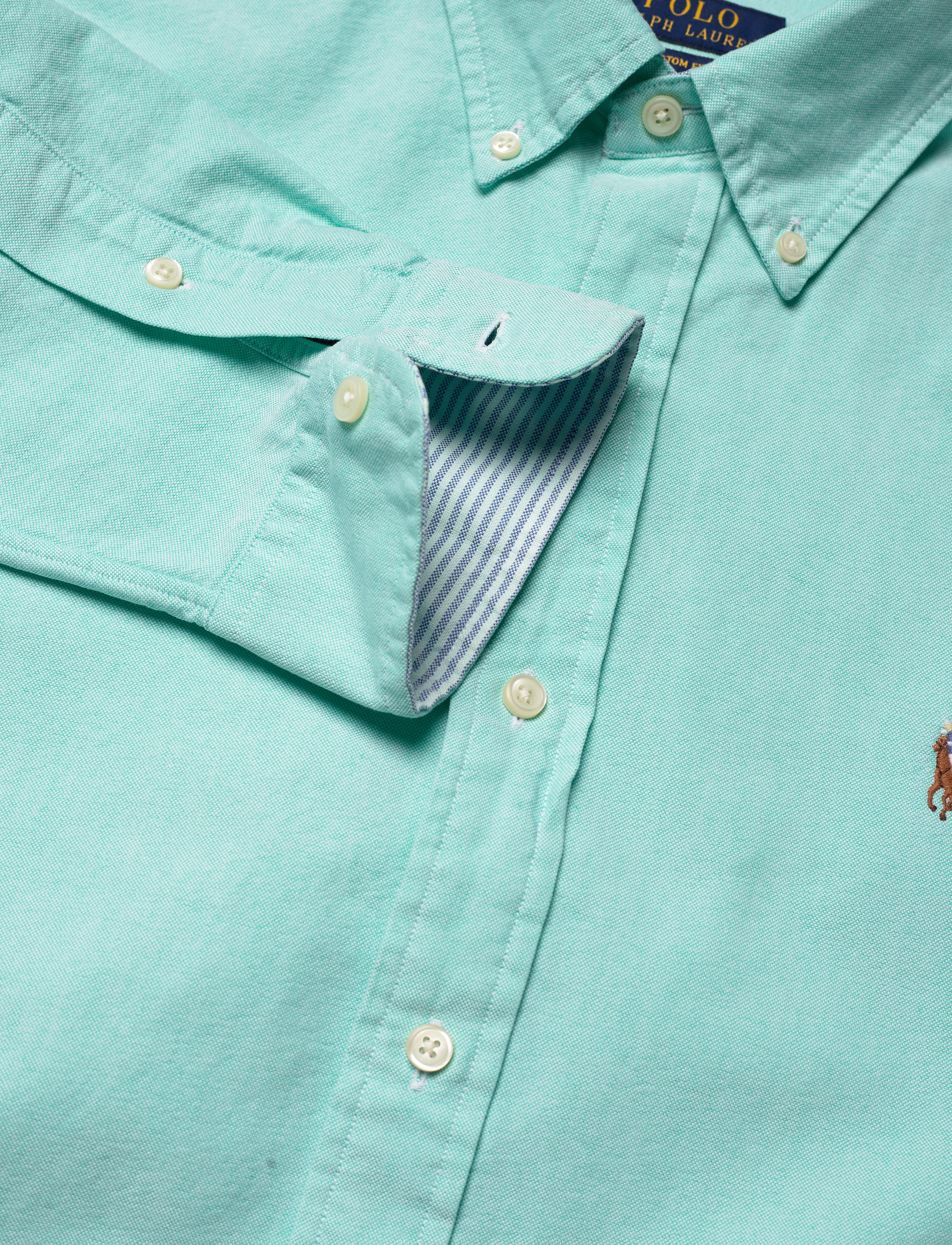 Polo Ralph Lauren - Custom Fit Oxford Shirt - sunset green - 4