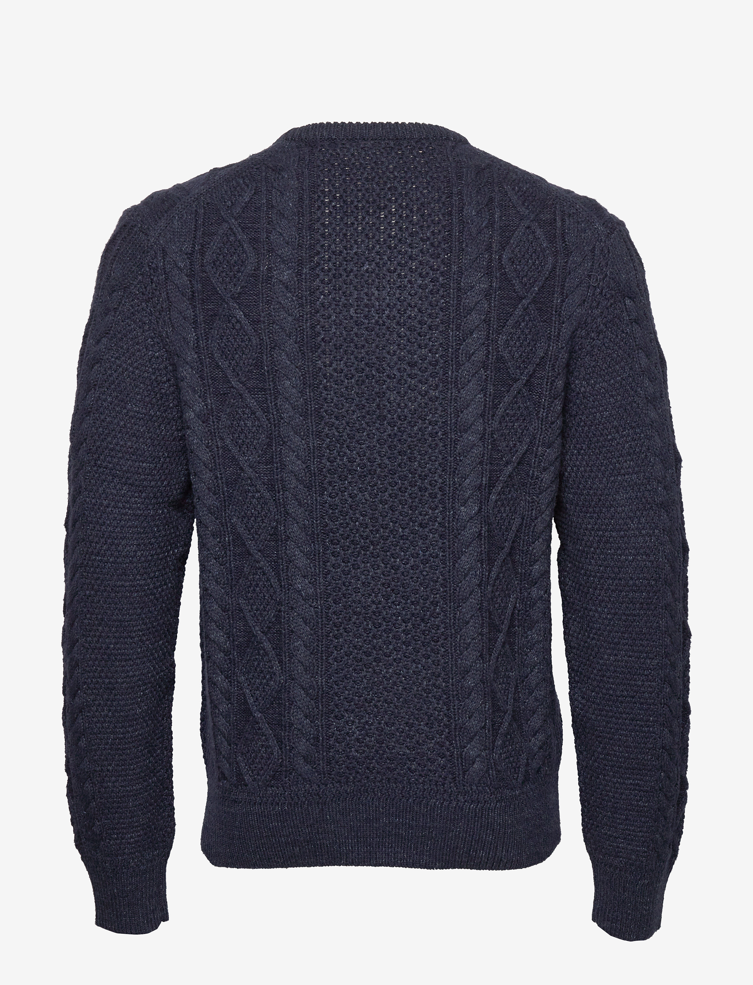 Polo Ralph Lauren - Aran Patchwork-Flag Sweater - navy ragg - 2