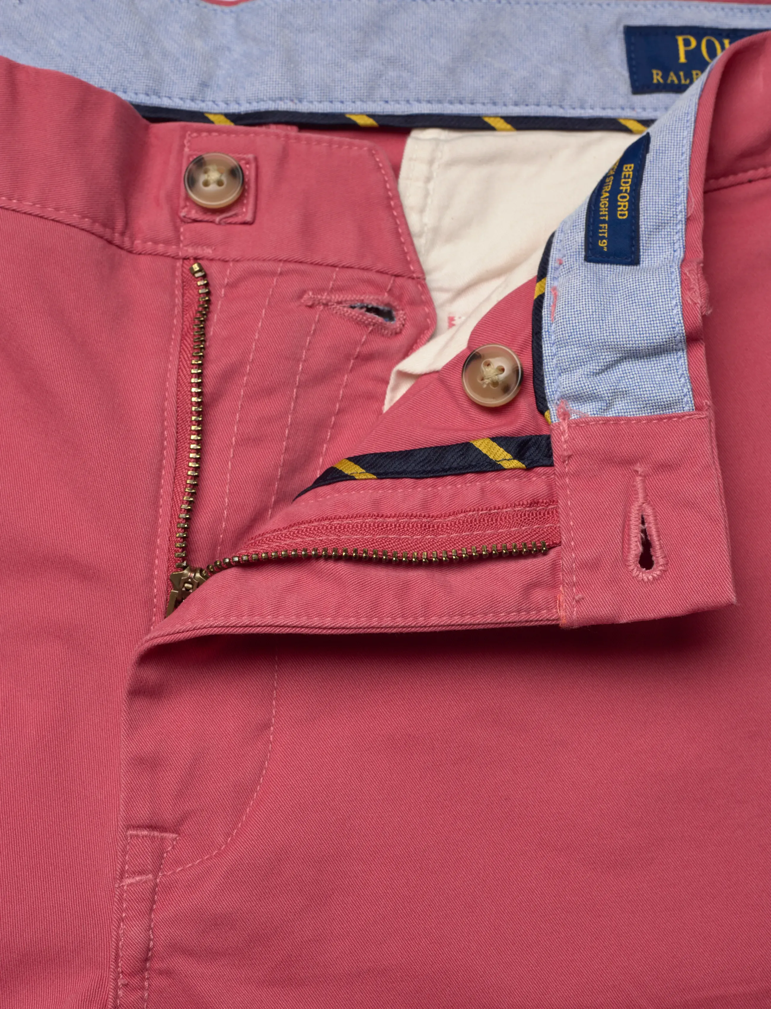 Polo Ralph Lauren - 8-Inch Stretch Straight Fit Chino Short - chinos shorts - adirondack berry - 3