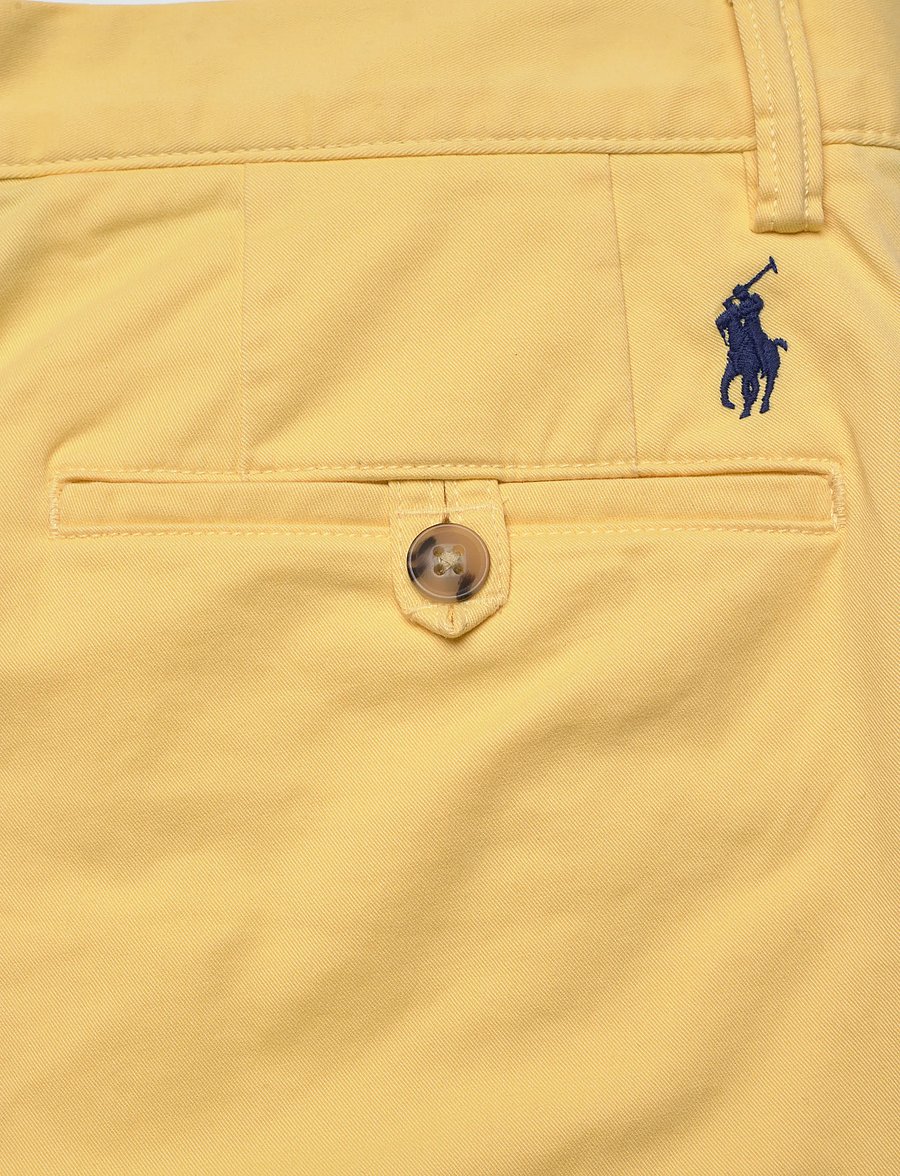 Polo Ralph Lauren - 8-Inch Stretch Straight Fit Chino Short - chinos shorts - corn yellow - 4
