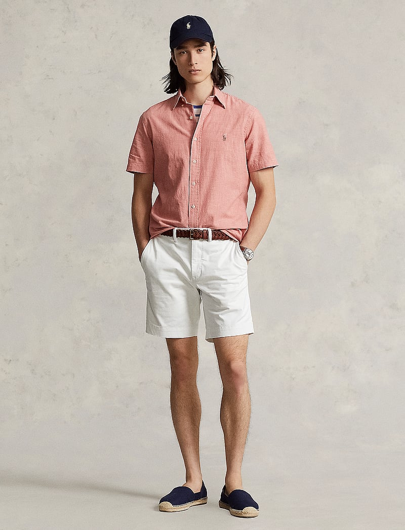Polo Ralph Lauren - 8-Inch Straight Fit Stretch Chino Short - chino lühikesed püksid - deckwash white - 0