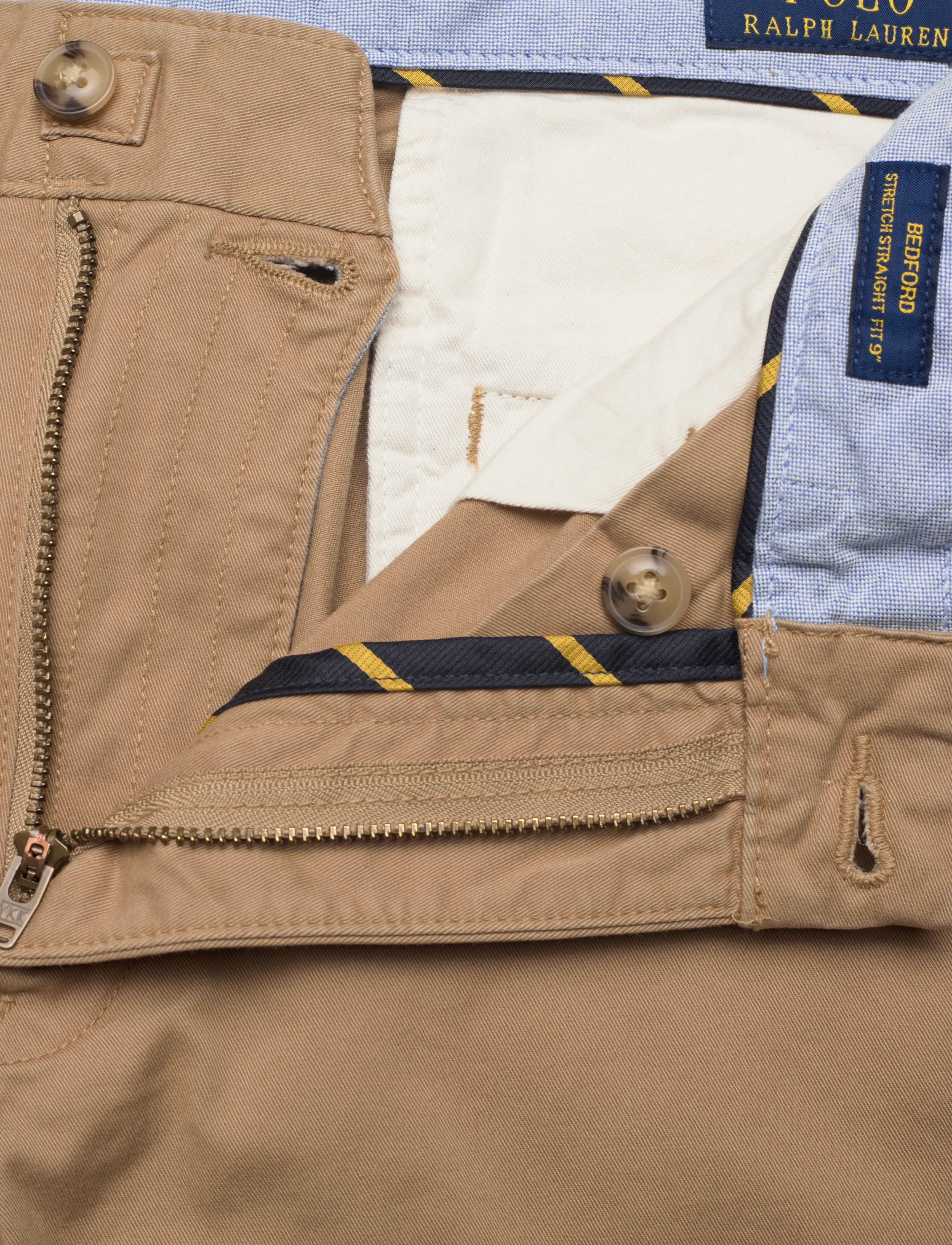 Polo Ralph Lauren - 8-Inch Stretch Straight Fit Chino Short - chinos shorts - desert khaki - 3