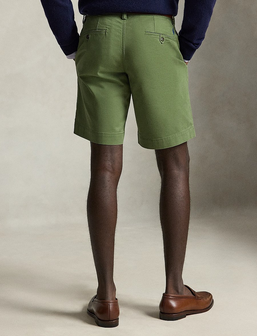 Polo Ralph Lauren - 8-Inch Stretch Straight Fit Chino Short - chinos shorts - garden trail - 4