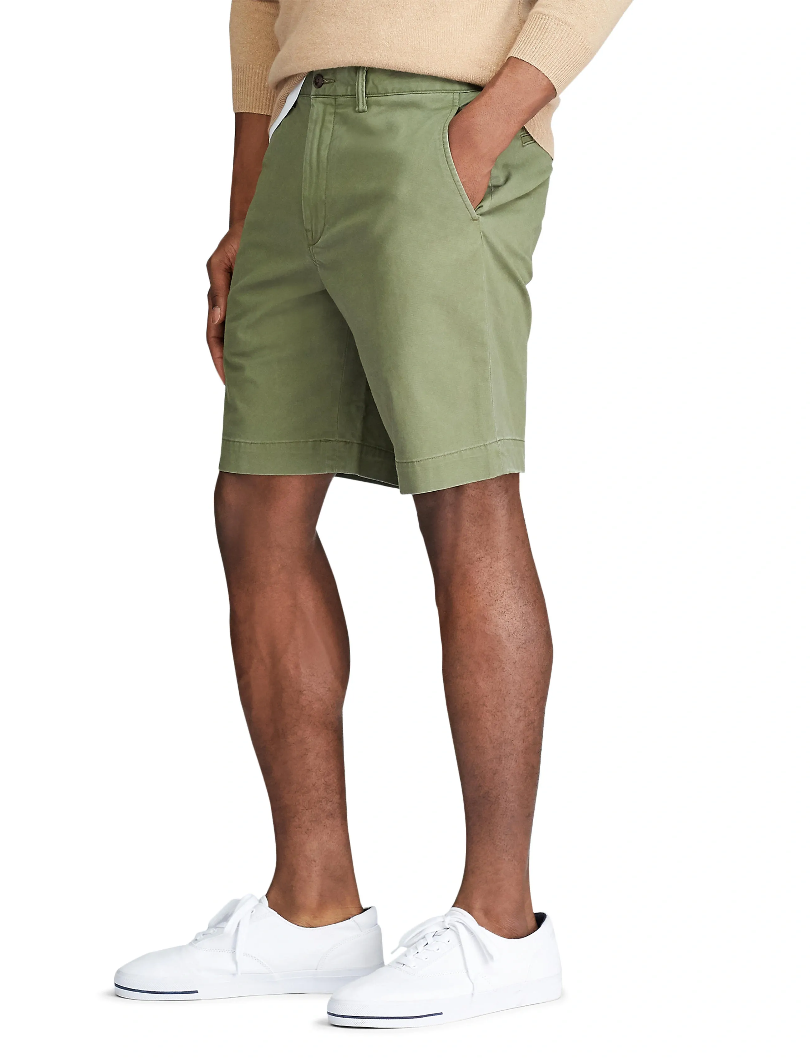 Polo Ralph Lauren - 8-Inch Stretch Straight Fit Chino Short - chinos shorts - garden trail - 4