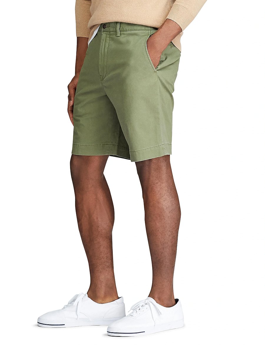 Polo Ralph Lauren - 8-Inch Stretch Straight Fit Chino Short - chinos shorts - garden trail - 4
