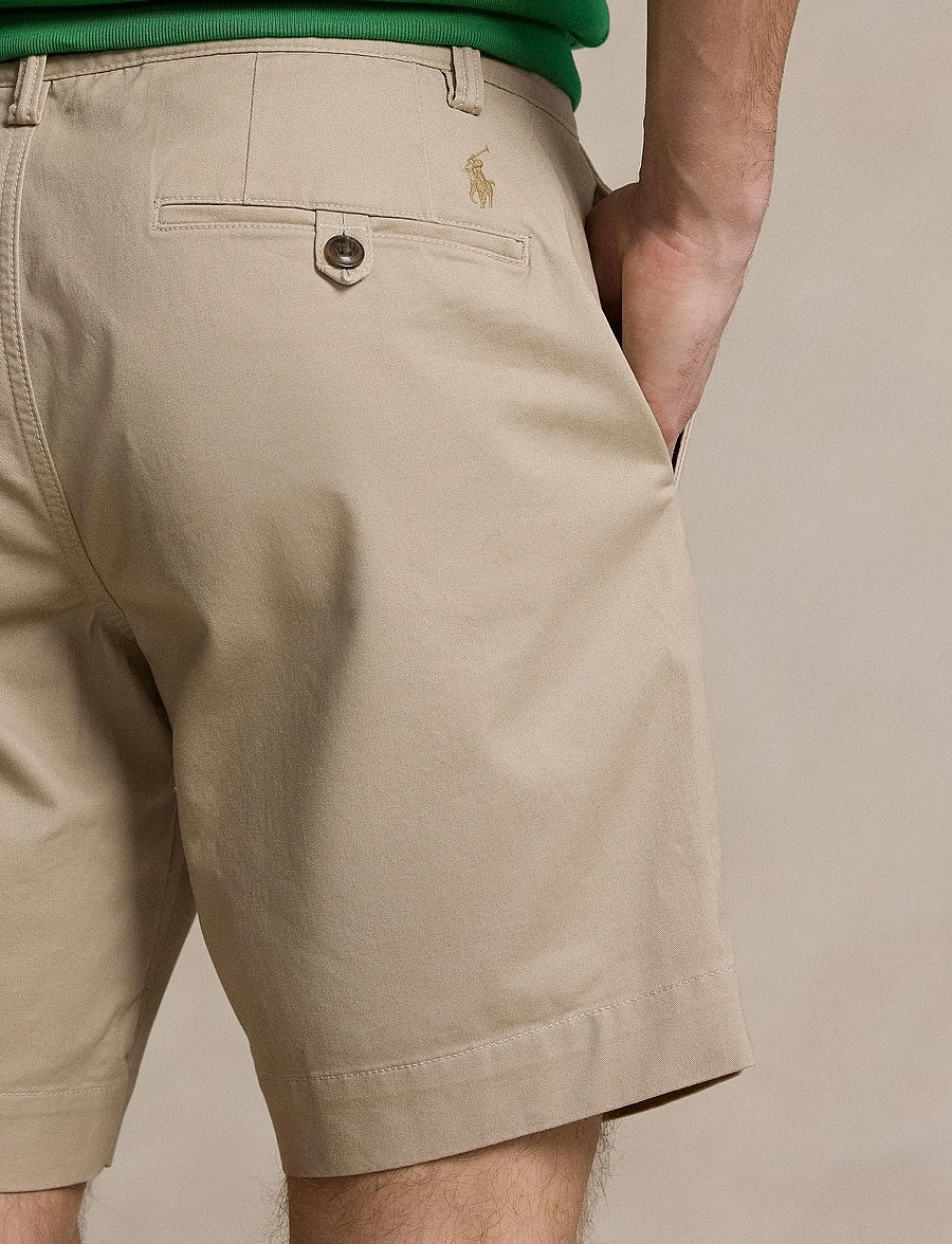 Polo Ralph Lauren - 8-Inch Stretch Straight Fit Chino Short - chino-stuttbuxur - khaki tan - 4
