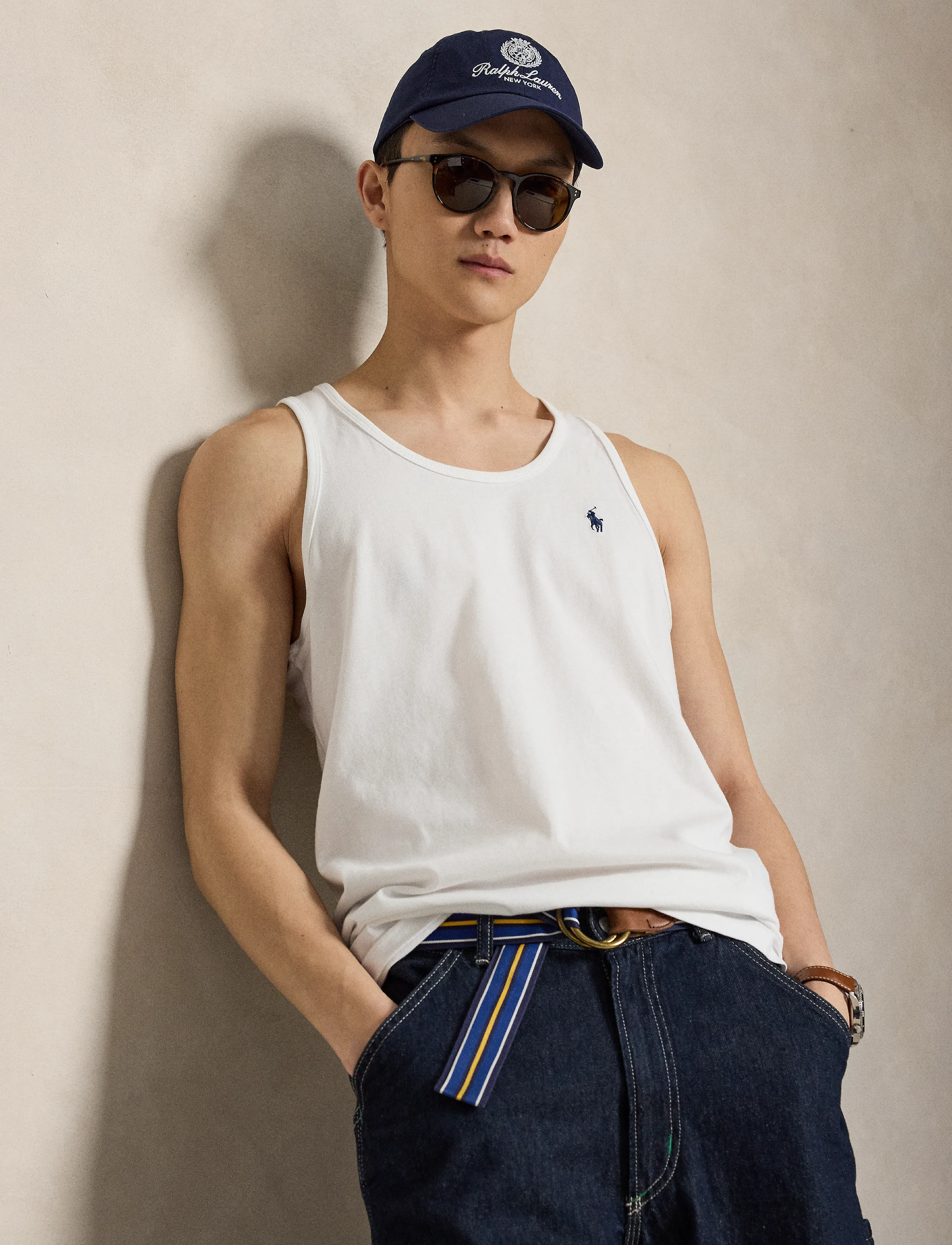 Polo Ralph Lauren Washed Jersey Tank - Neuheiten - WHITE/C7996 / white