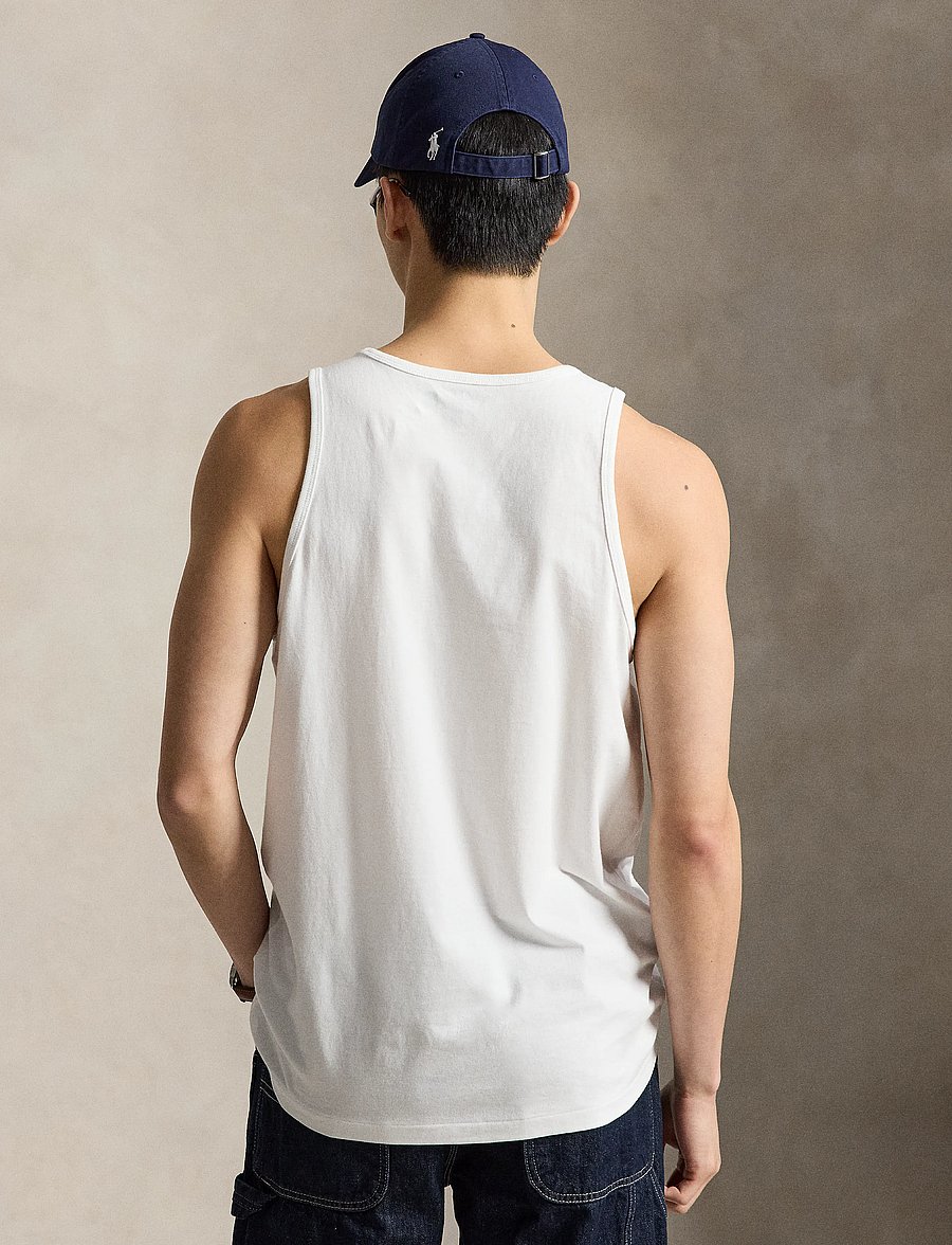 Polo Ralph Lauren - Washed Jersey Tank - tanktops - white/c7996 - 3