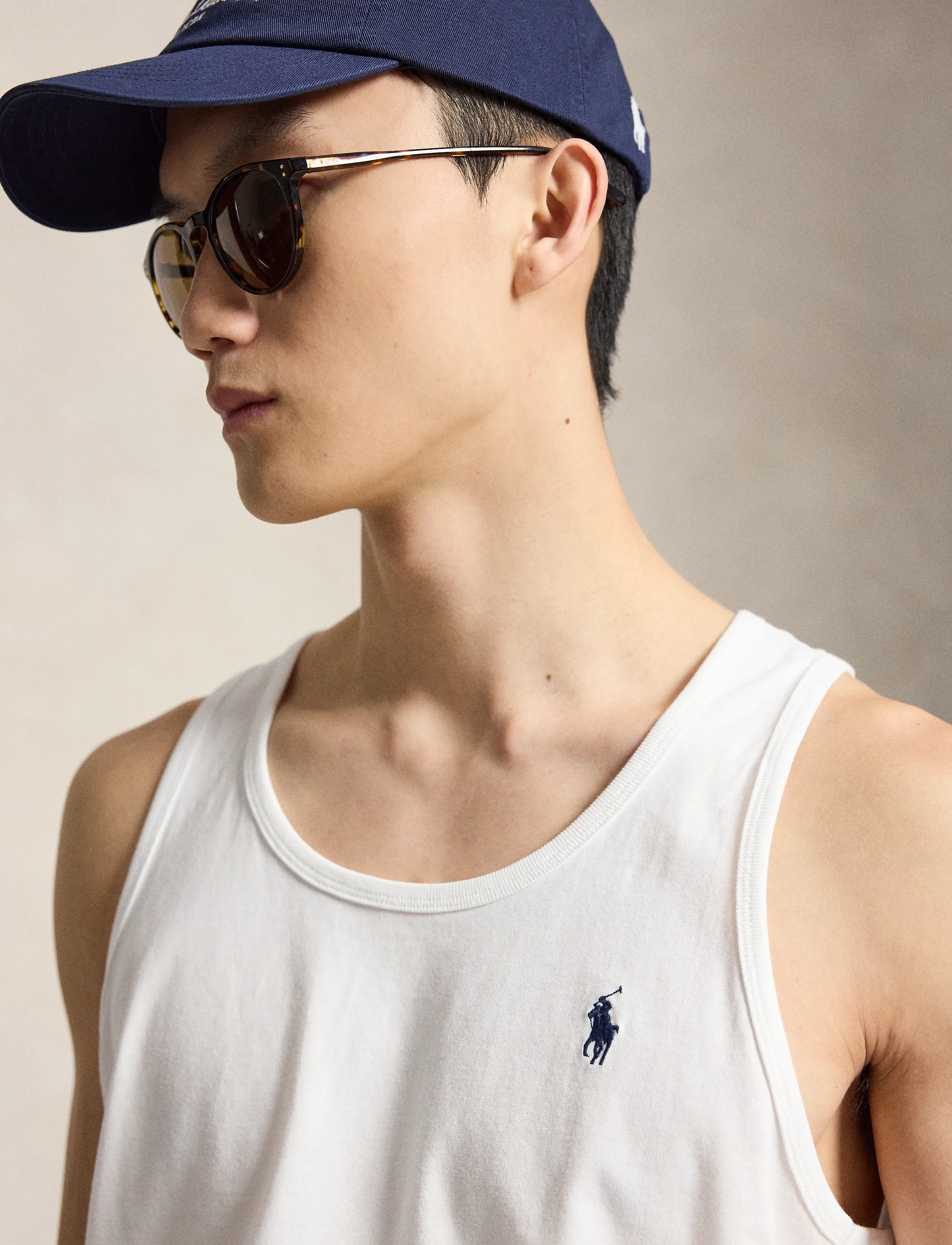 Polo Ralph Lauren - Washed Jersey Tank - tanktops - white/c7996 - 5