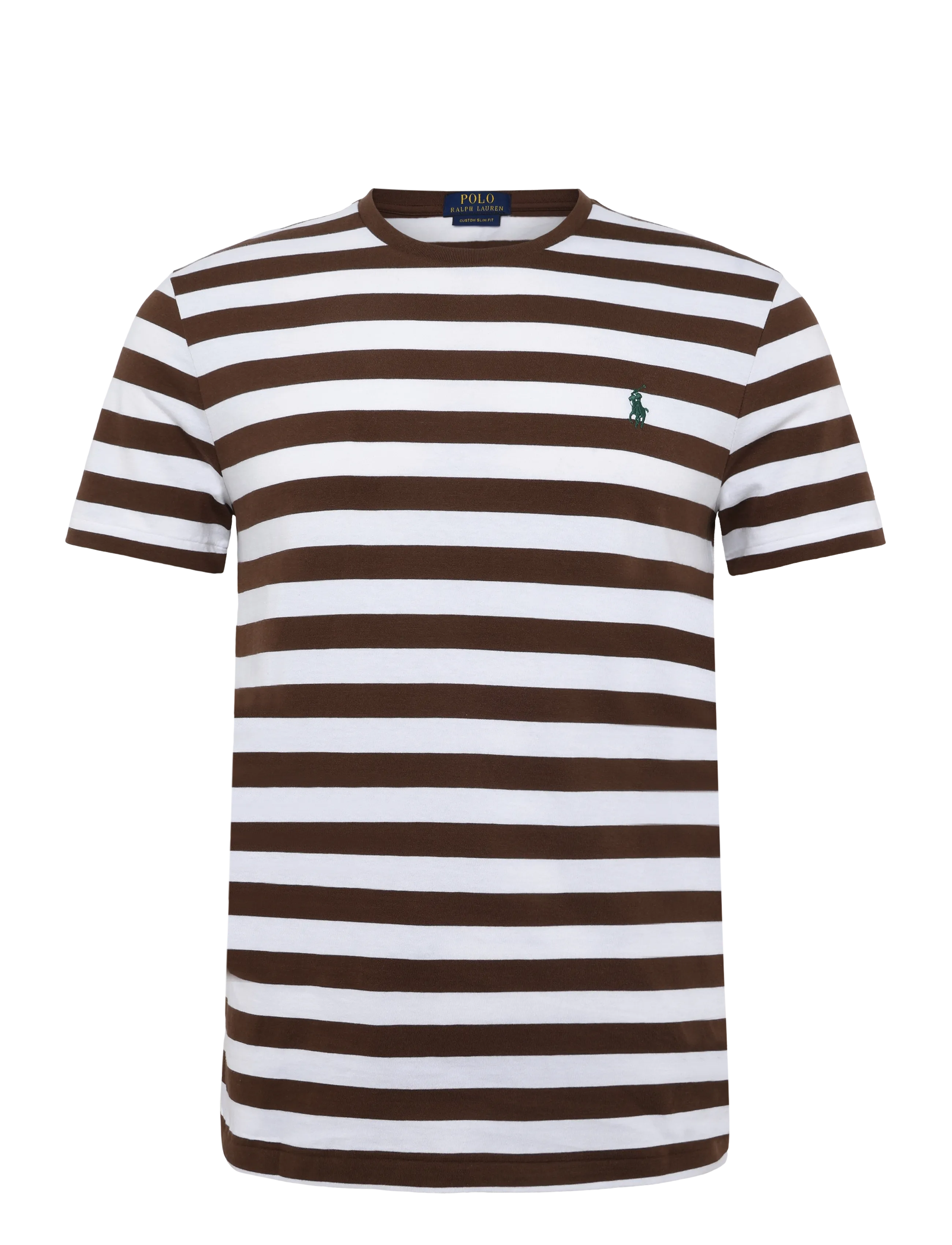 Polo Ralph Lauren 26/1'S JERSEY-SSL-TSH - Kurzärmelige T-Shirts - CHOCOLATE BROWN/W / brown