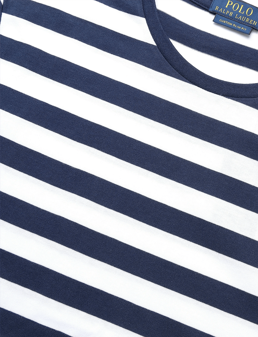 Polo Ralph Lauren - 26/1'S JERSEY-SSL-TSH - kurzärmelige t-shirts - newport navy/whit - 2