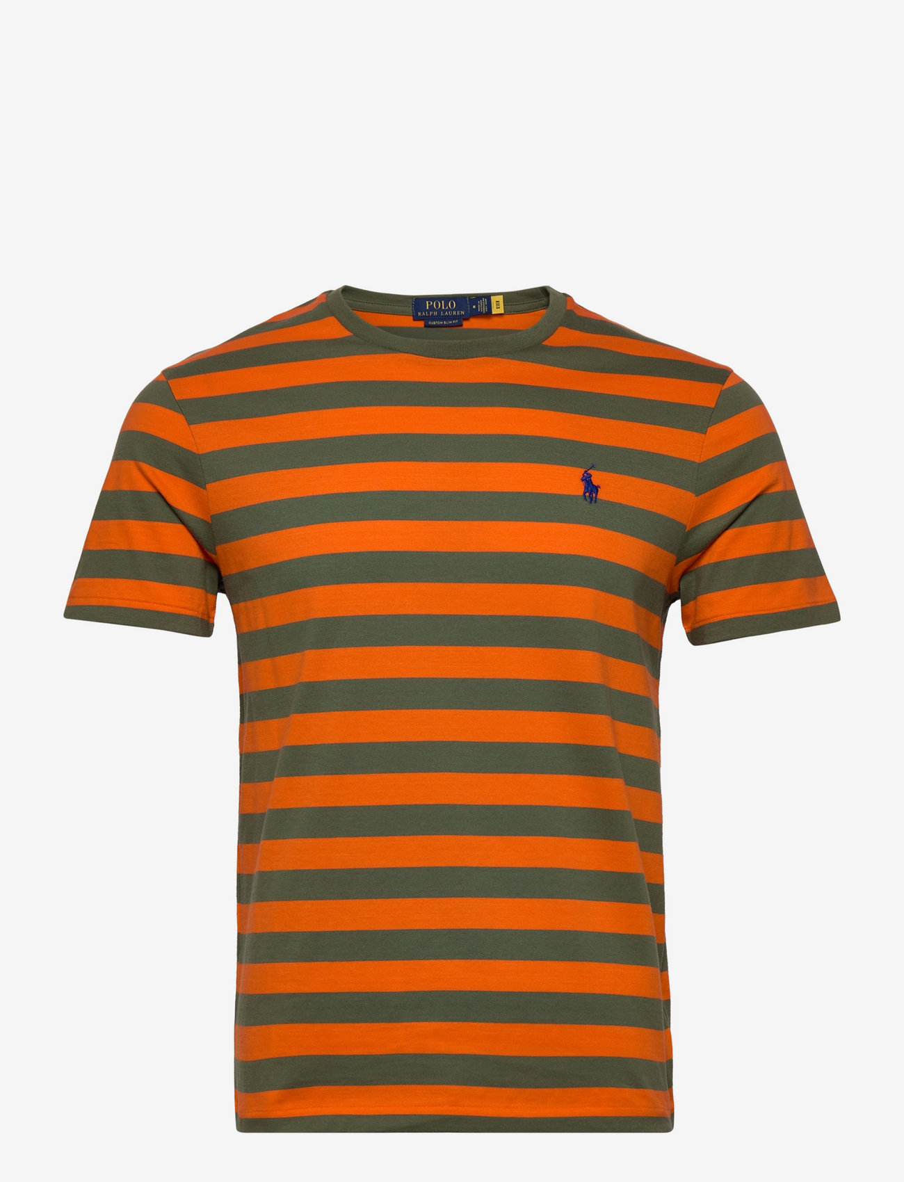 Polo Ralph Lauren - Custom Slim Fit Jersey Crewneck T-Shirt - sailing orange/da - 0