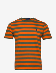 Custom Slim Fit Jersey Crewneck T-Shirt - SAILING ORANGE/DA