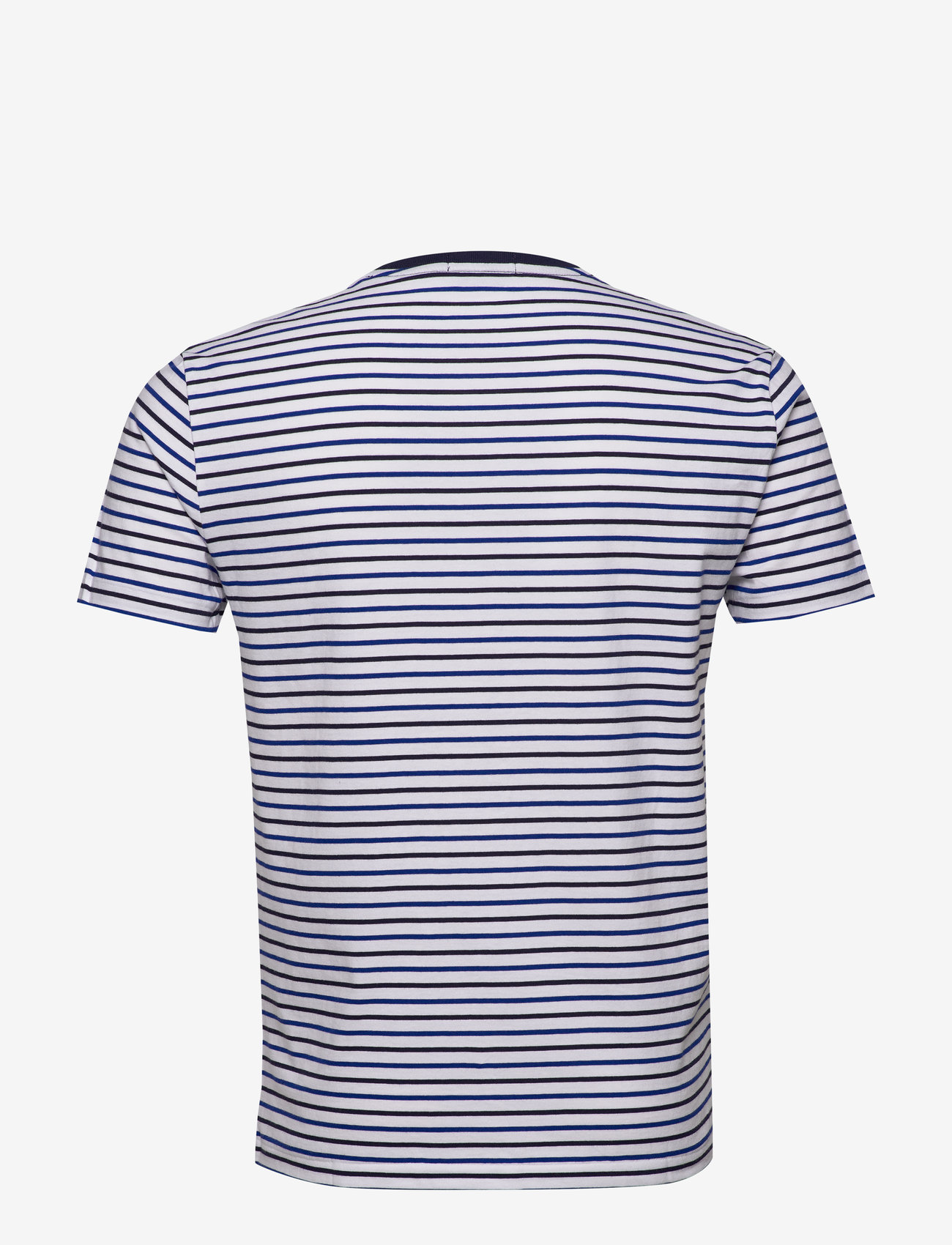 Polo Ralph Lauren - Custom Slim Fit Striped Cotton T-Shirt - white multi - 1