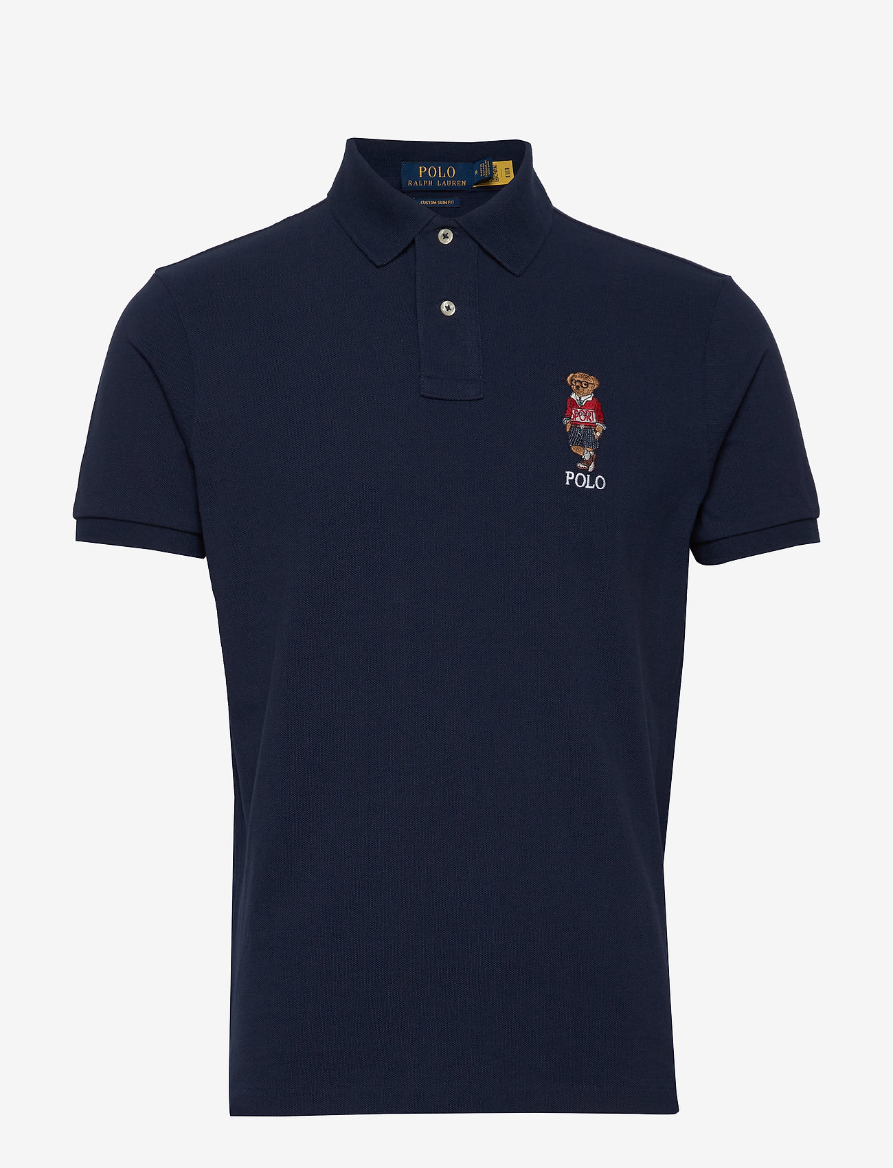 Custom Slim Fit Bear Polo - CRUISE NAVY