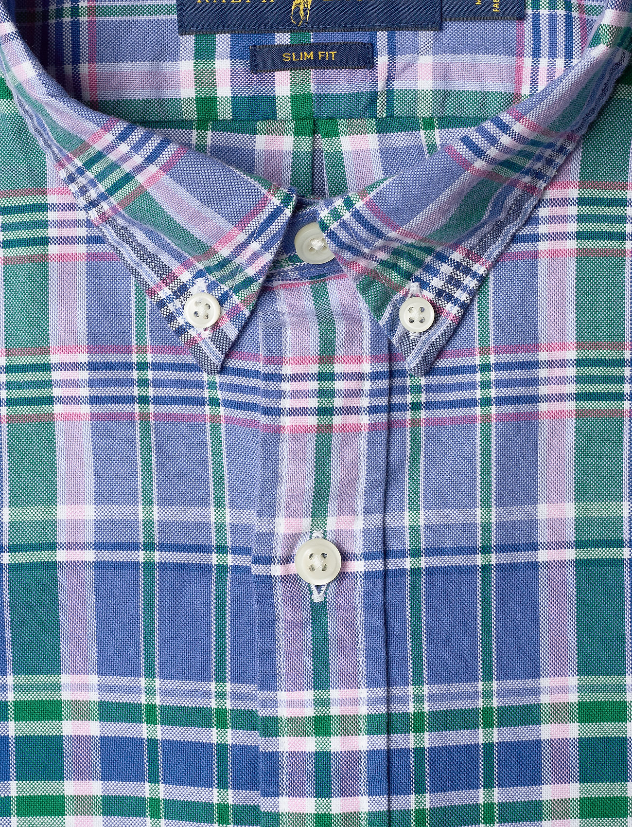 Polo Ralph Lauren - Slim Fit Striped Oxford Shirt - 4653a blue large - 2