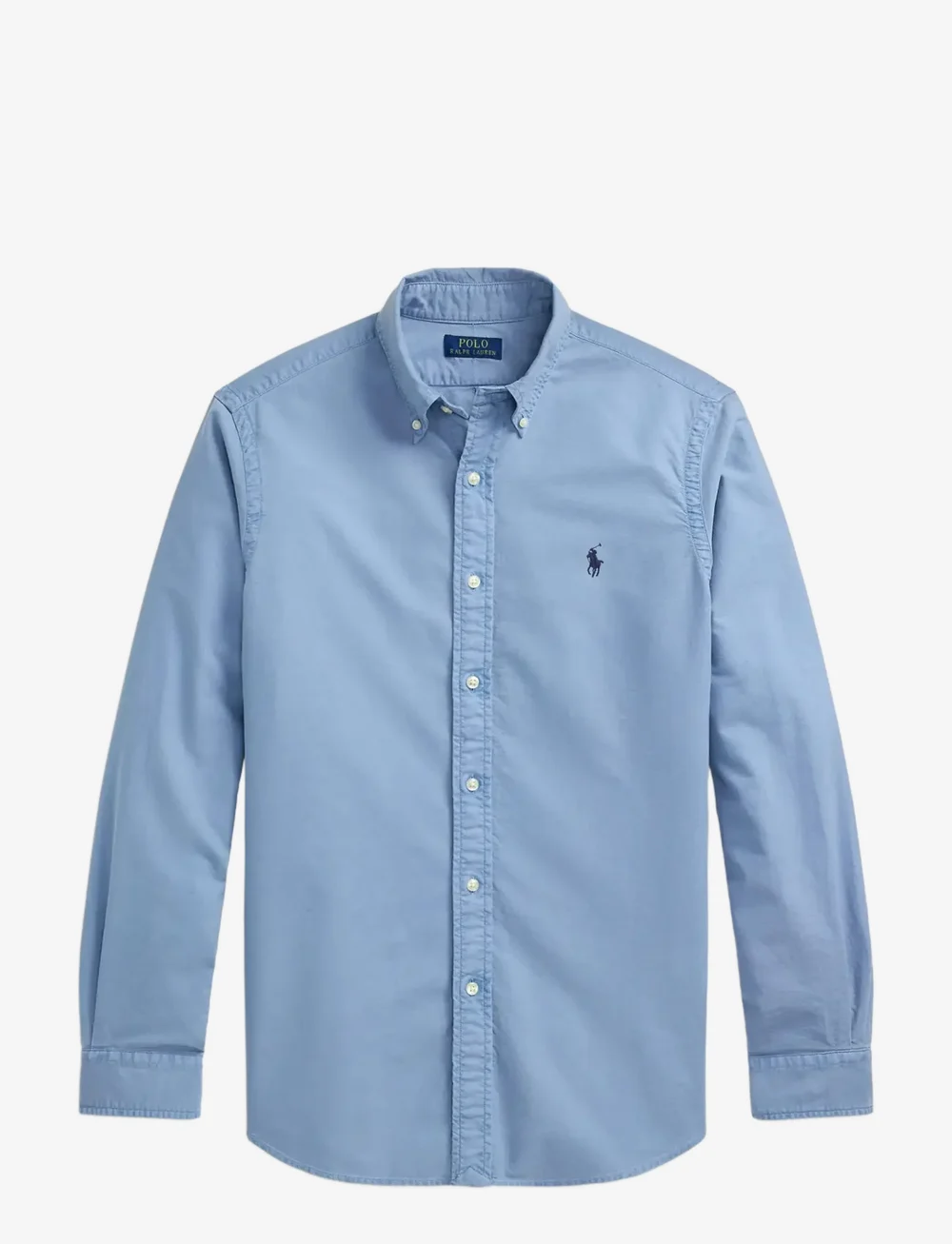 Polo Ralph Lauren - Slim Fit Garment-Dyed Oxford Shirt - basic shirts - channel blue - 1