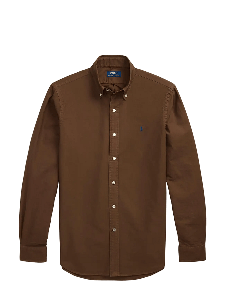 Polo Ralph Lauren - GD OXFORD-SLBDPPCS - oxfordi särgid - chocolate mousse - 1