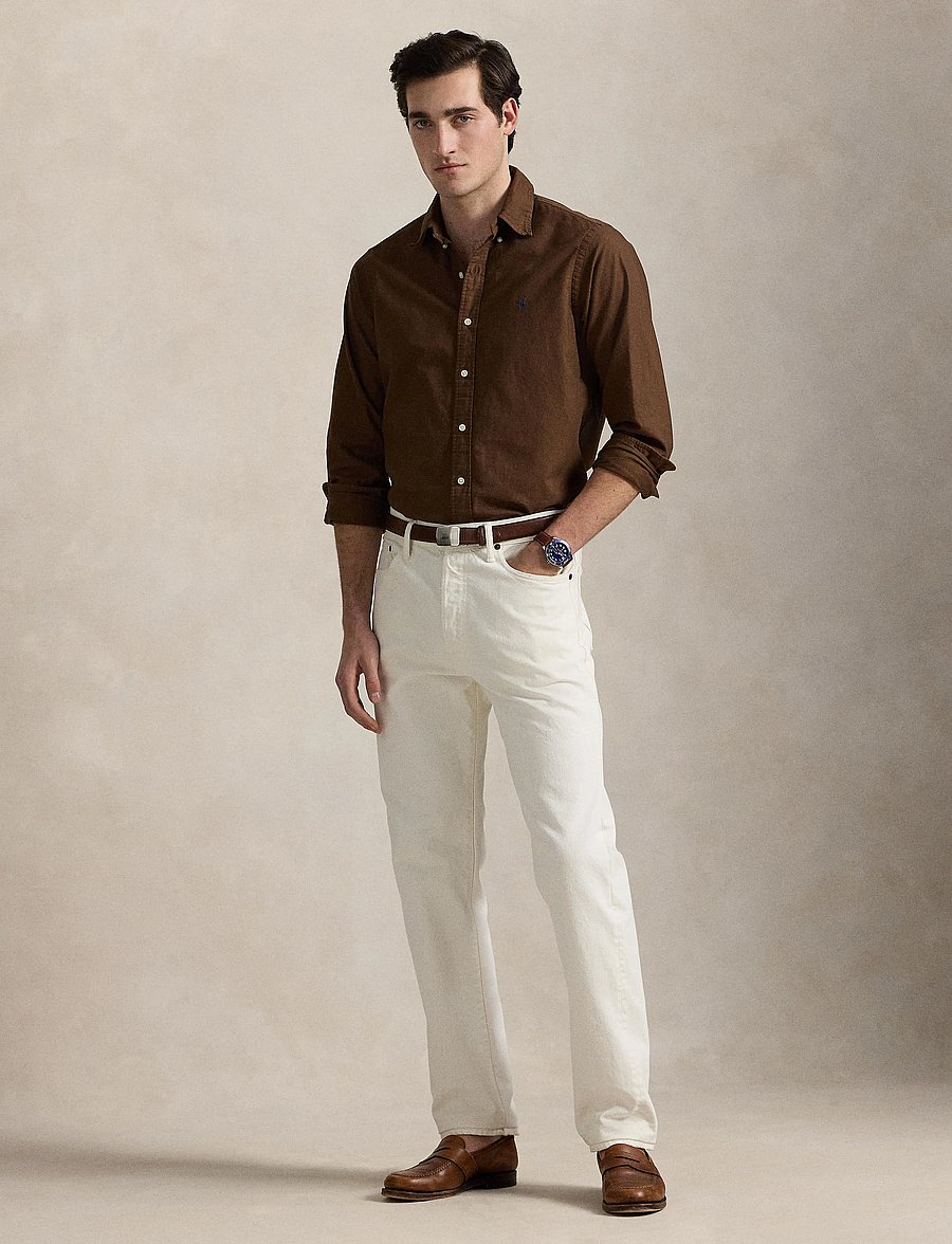 Polo Ralph Lauren - GD OXFORD-SLBDPPCS - oxfordi särgid - chocolate mousse - 0