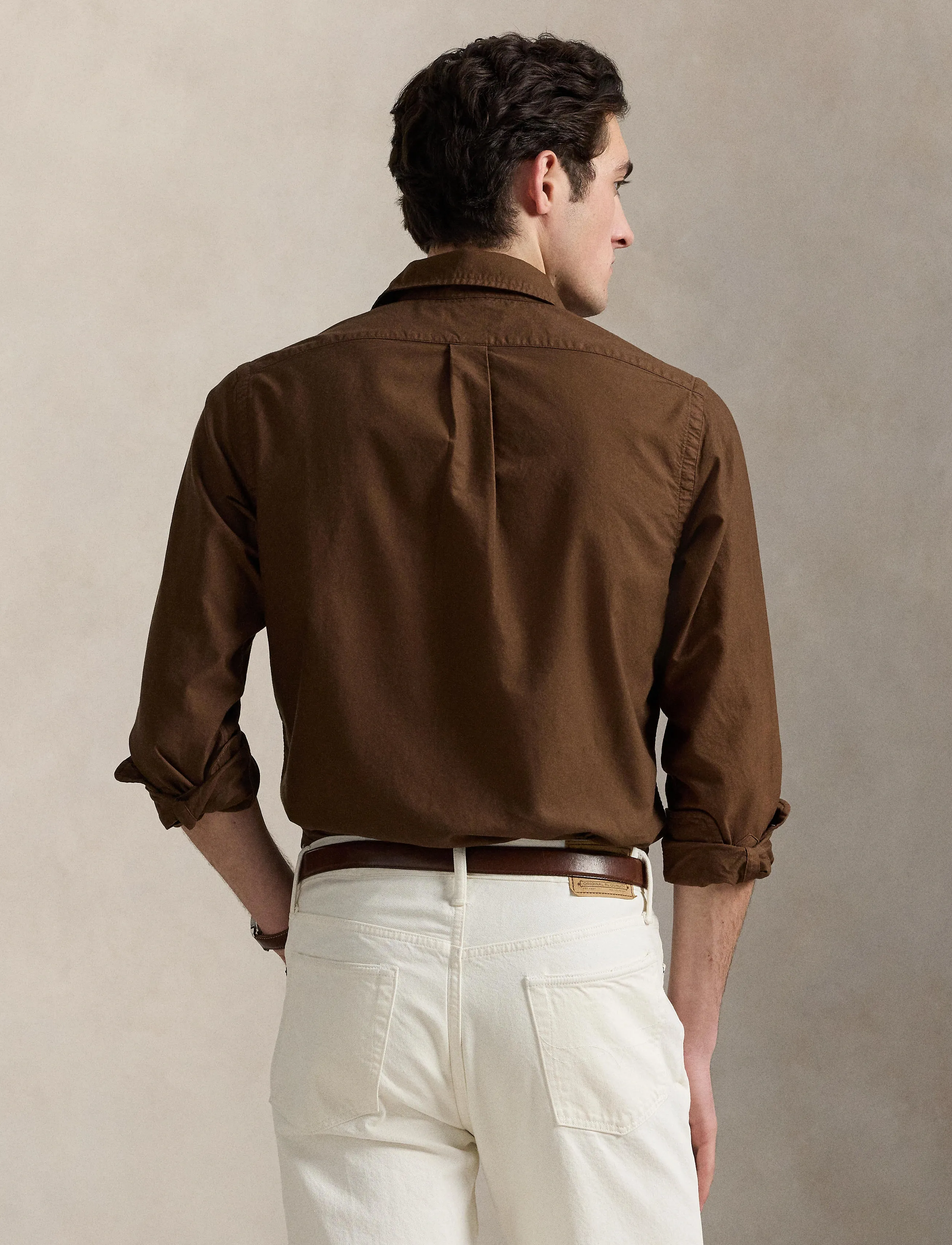 Polo Ralph Lauren - GD OXFORD-SLBDPPCS - oxfordi särgid - chocolate mousse - 2