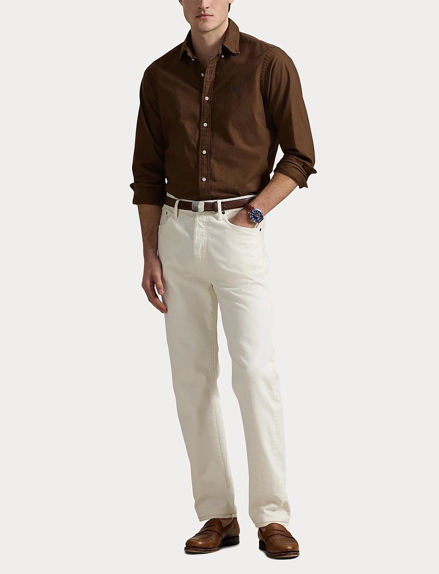 Polo Ralph Lauren - GD OXFORD-SLBDPPCS - oxfordi särgid - chocolate mousse - 4