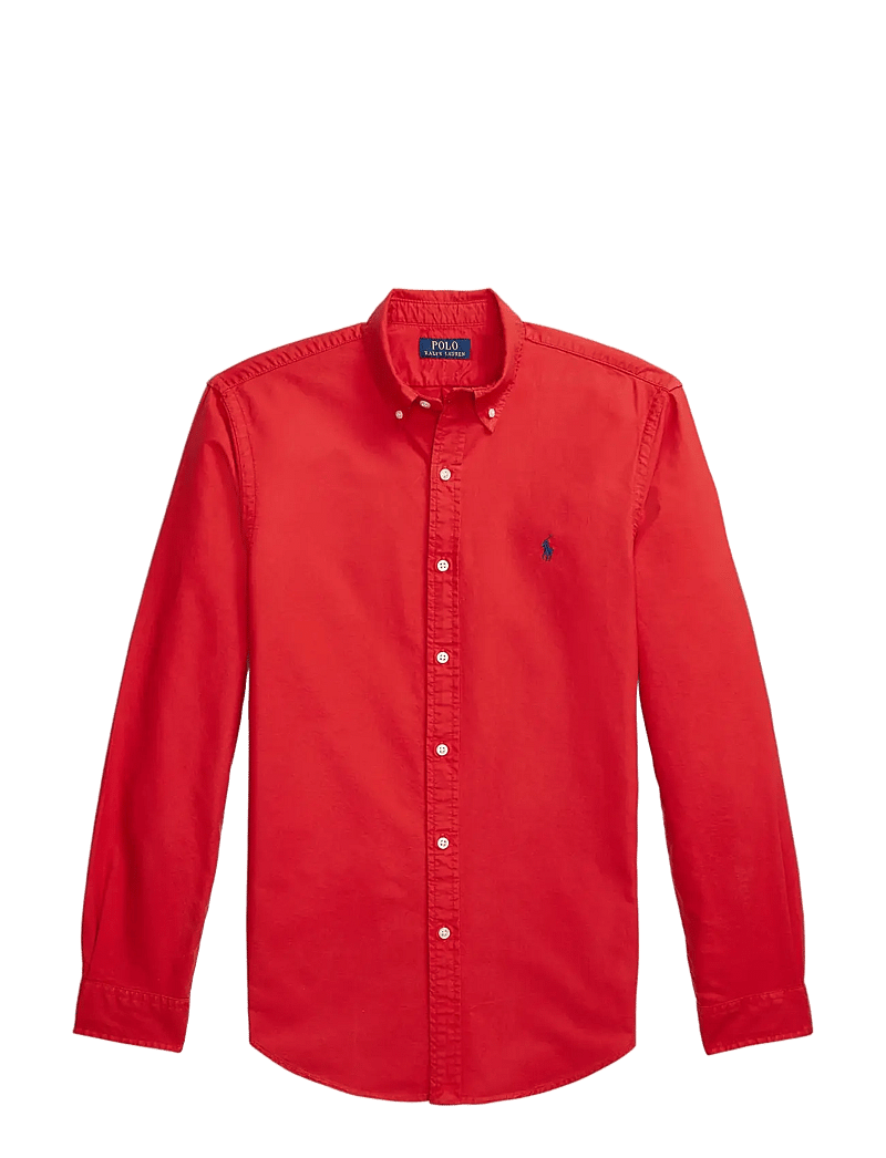 Polo Ralph Lauren - GD OXFORD-SLBDPPCS - oksfordo marškiniai - new brick - 1