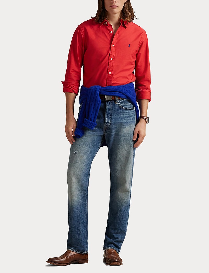 Polo Ralph Lauren - GD OXFORD-SLBDPPCS - oksfordo marškiniai - new brick - 4