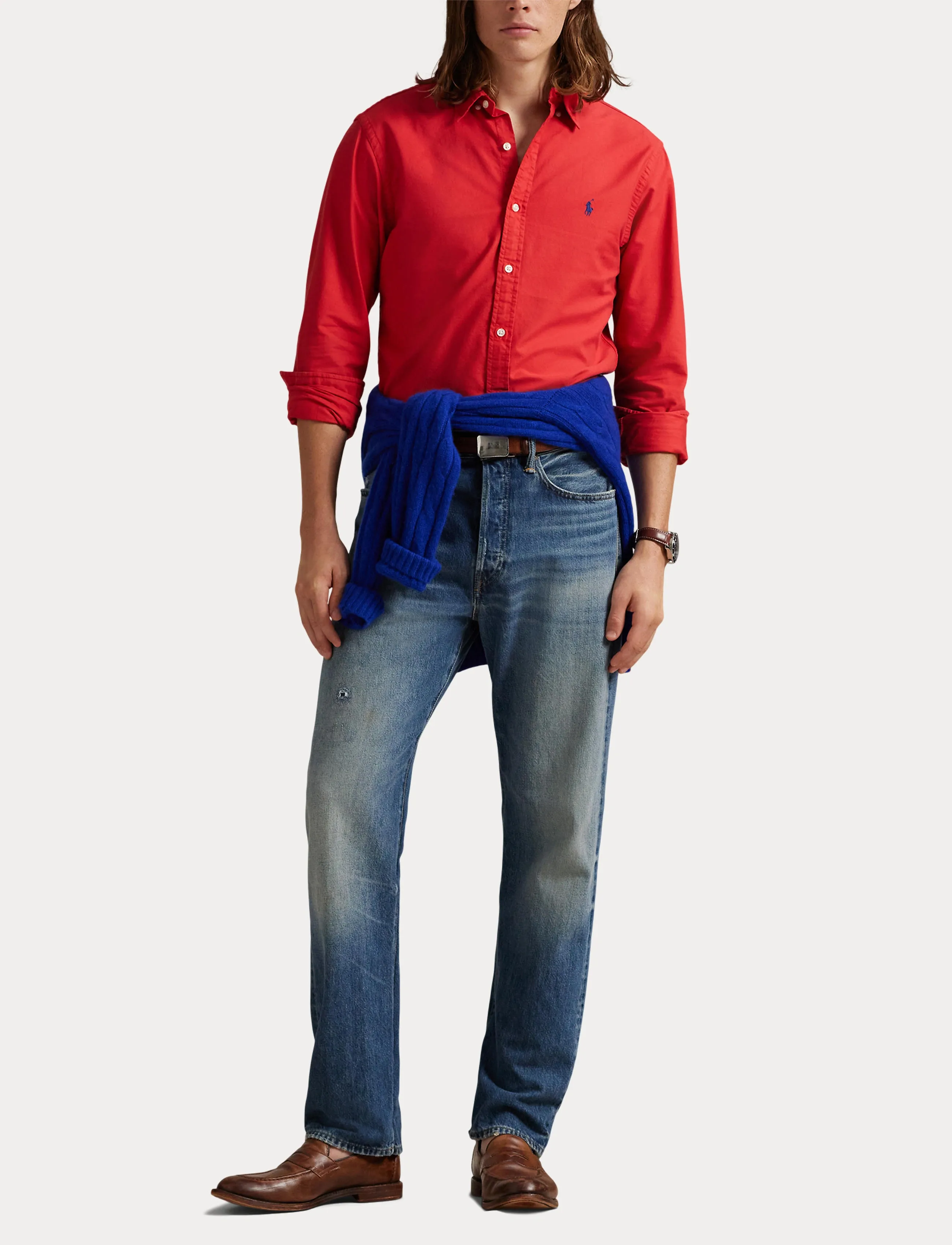 Polo Ralph Lauren - GD OXFORD-SLBDPPCS - oxford-hemden - new brick - 4