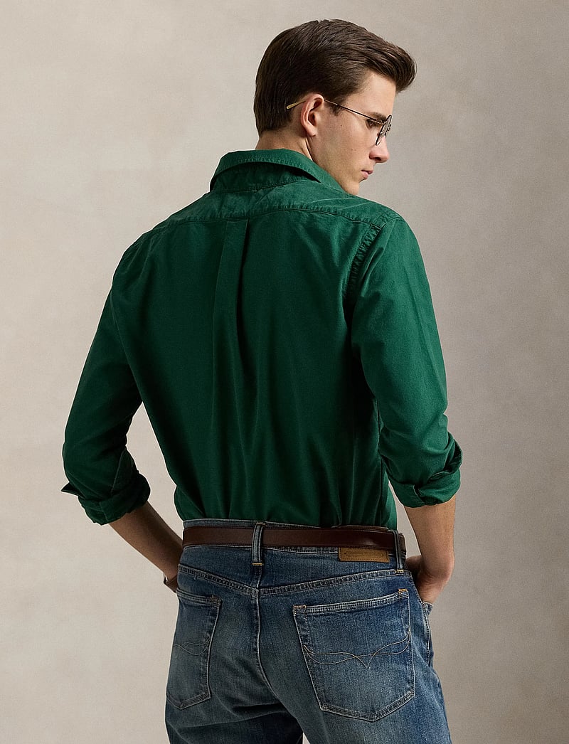 Polo Ralph Lauren - Slim Fit Garment-Dyed Oxford Shirt - basic skjortor - new forest/fresh - 2