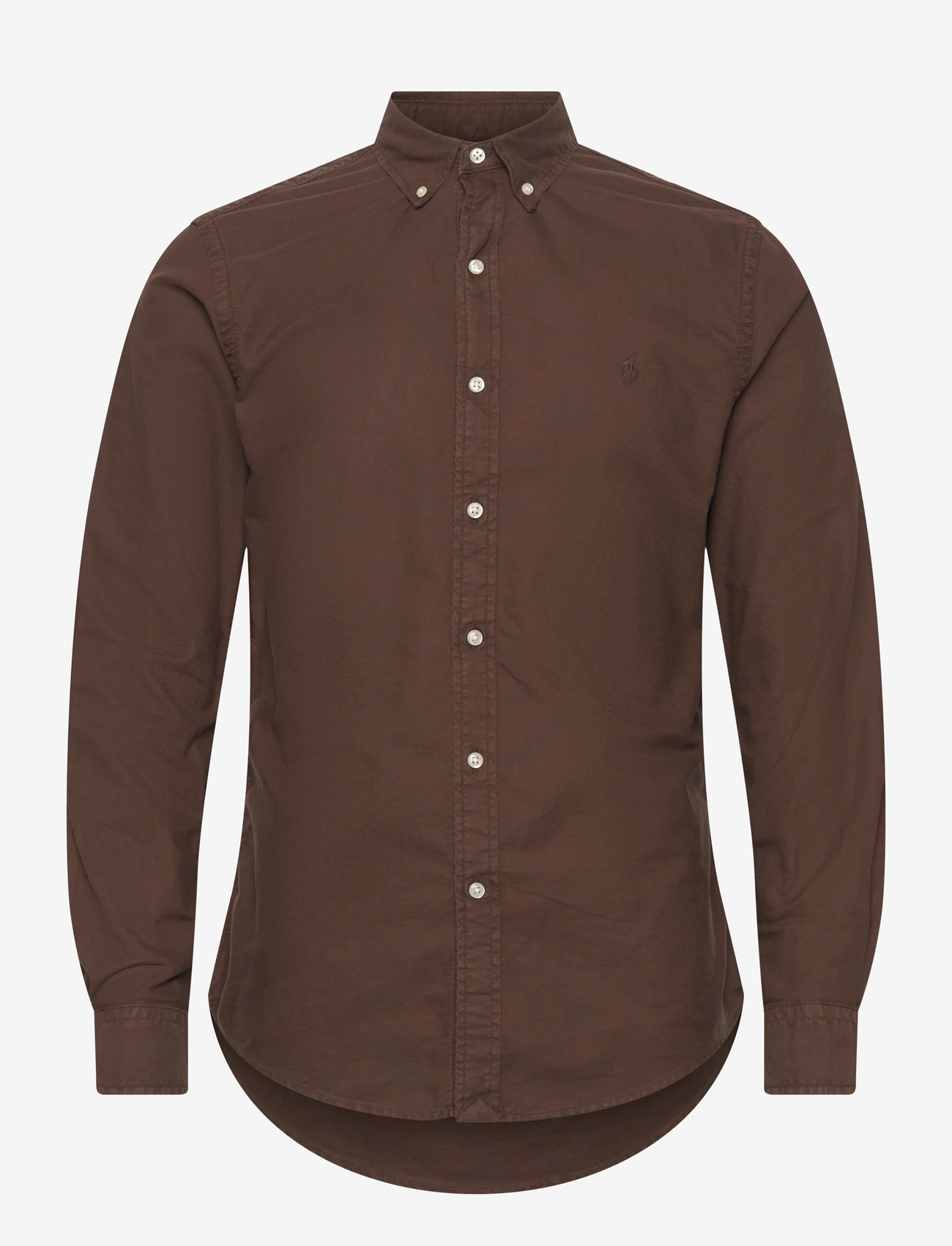 Polo Ralph Lauren - Slim Fit Garment-Dyed Oxford Shirt - basic-hemden - nutmeg brown - 0
