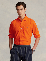 Polo Ralph Lauren - Slim Fit Garment-Dyed Oxford Shirt - oxford overhemden - sailing orange - 0