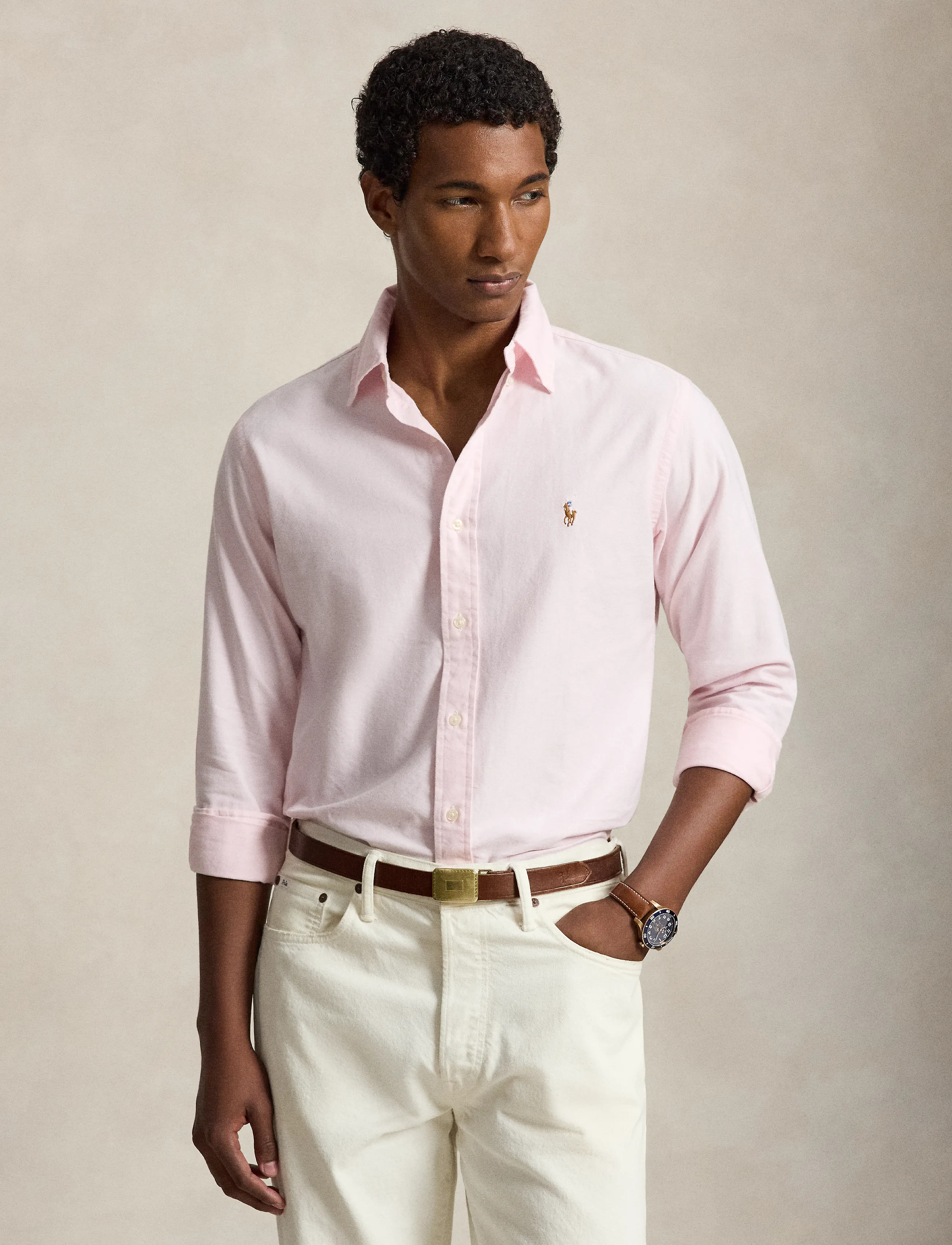 Polo Ralph Lauren The Iconic Oxford Shirt - Hemden - CARMEL PINK / pink/rose