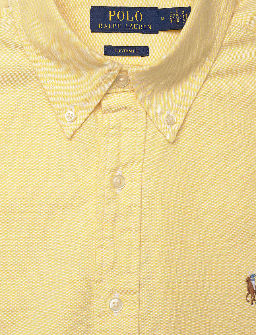 Polo Ralph Lauren - The Iconic Oxford Shirt - oxford-skjortor - yellow oxford - 2